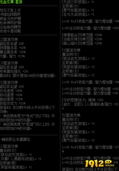 dnf龙血玄黄套装怎么样 dnf龙血玄黄套装效果及实用性分析