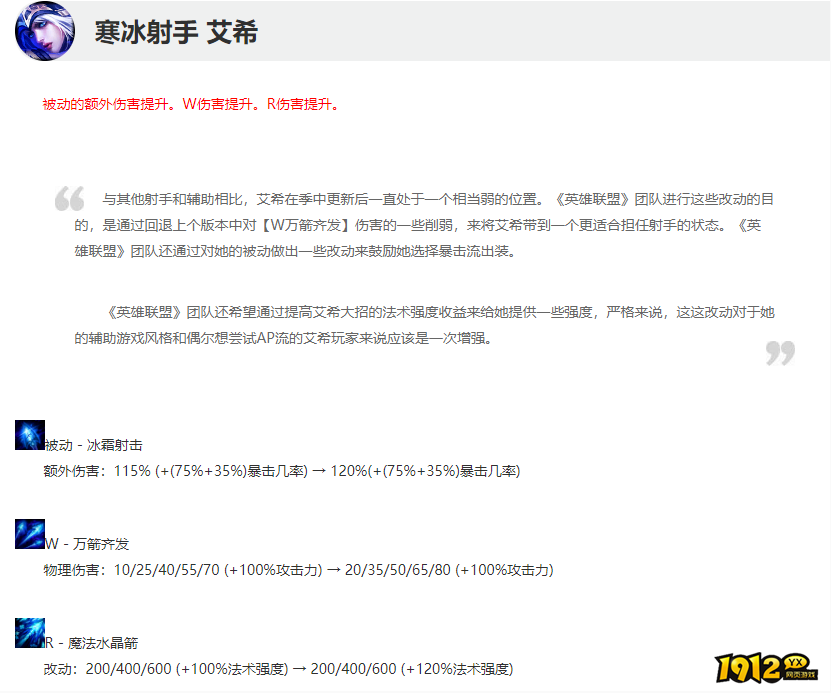lol新版本艾希新三项怎么玩 lol新版本艾希玩法攻略